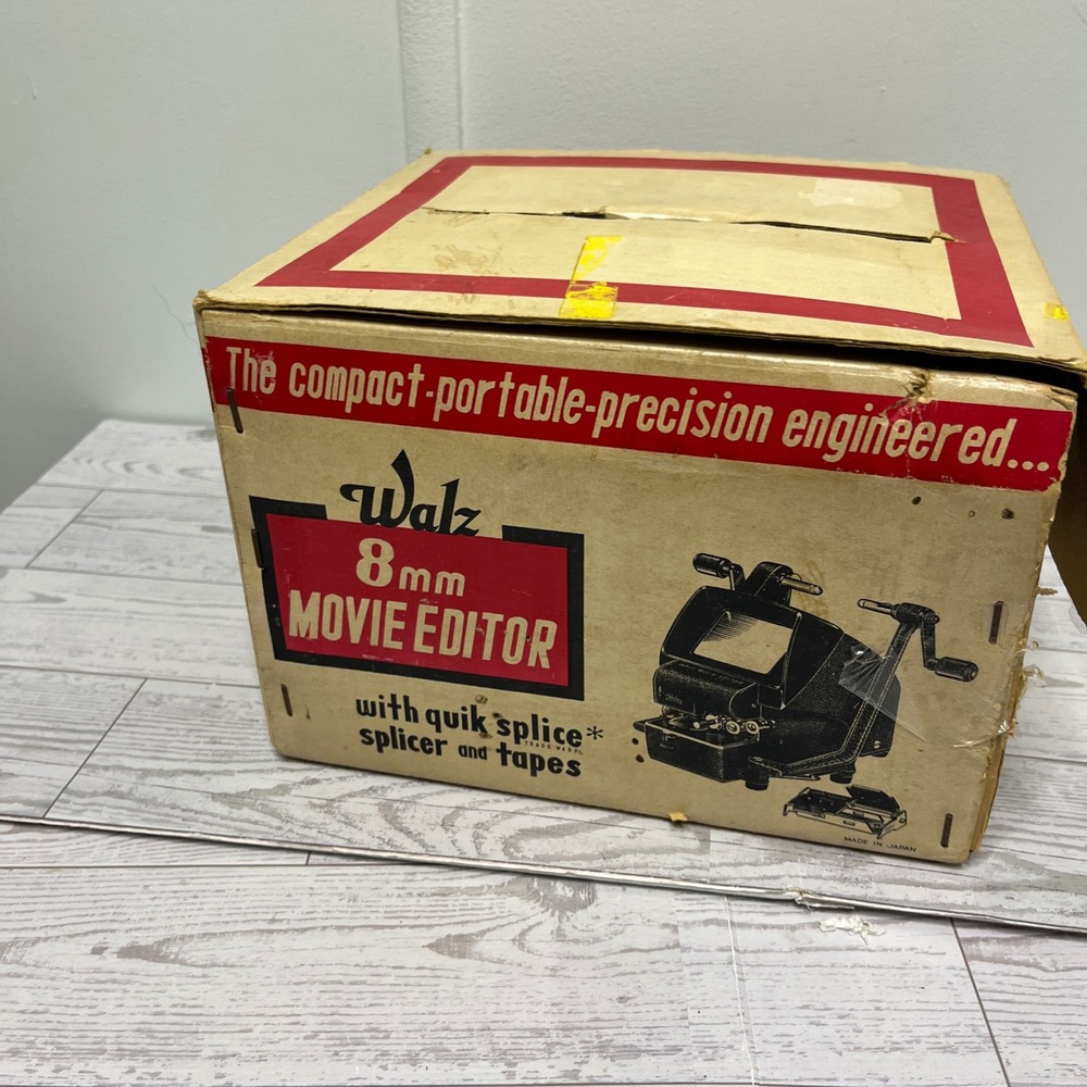 Vintage Walz 8mm Movie Editor No 42180 Compact Portable Film Viewer FOR PARTS